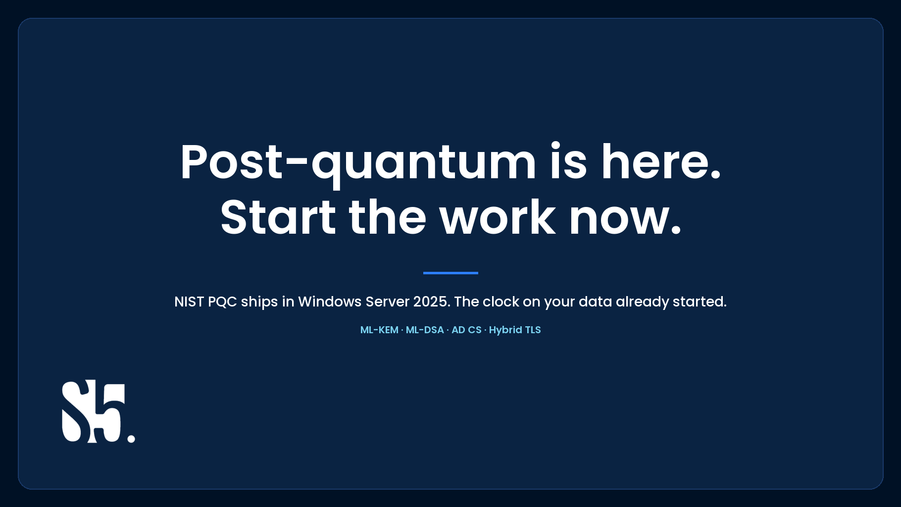 image about Post-Quantum Cryptography on Windows Server: What Changed, and What to Do About It